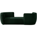 Meridian Hilton Fabric Chaise 158Green IMAGE 1