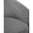  Manufacturer Color_Grey -- Hilton Grey Boucle Fabric Upholstered Chaise Lounge IMAGE 10