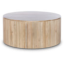  Meridian Oakhill Natural Oak Wood Coffee Table IMAGE 1