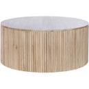  Meridian Oakhill Natural Oak Wood Coffee Table IMAGE 3