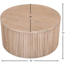  Meridian Oakhill Natural Oak Wood Coffee Table IMAGE 8