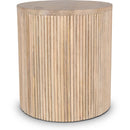  Meridian Oakhill Natural Oak Wood End / Side Table IMAGE 1