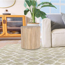  Meridian Oakhill Natural Oak Wood End / Side Table IMAGE 2