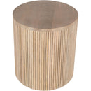  Meridian Oakhill Natural Oak Wood End / Side Table IMAGE 3