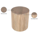  Meridian Oakhill Natural Oak Wood End / Side Table IMAGE 6