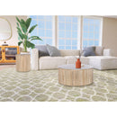  Meridian Oakhill Natural Oak Wood End / Side Table IMAGE 7