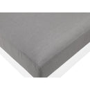  Meridian Nizuc 150" Grey Water Resistant Fabric Upholstered 5 pc Outdoor Patio Armless Modular IMAGE 6
