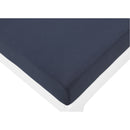  Meridian Nizuc 120" Navy Water Resistant Fabric Upholstered 10 pc Outdoor Patio Modular Sectional IMAGE 5