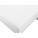  Meridian Nizuc 90" White Water Resistant Fabric Upholstered 3 pc Outdoor Patio Armless Modular IMAGE 6