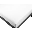  Meridian Nizuc 90" White Water Resistant Fabric Upholstered 3 pc Outdoor Patio Armless Modular IMAGE 6