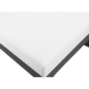  Meridian Nizuc 90" White Water Resistant Fabric Upholstered 4 pc Outdoor Patio Modular Sectional IMAGE 9