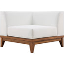 Meridian Outdoor Seating Sectional Components 389White-Corner IMAGE 1