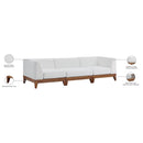  Meridian Rio 96.5" Off White Off White Water Resistant Fabric Upholstered 3 pc Modular Sofa IMAGE 5