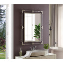  Meridian Ghost Chrome Acrylic And Metal Frame Mirror IMAGE 2