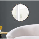  Meridian Raven Black Metal Frame Mirror IMAGE 2