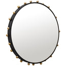  Meridian Raven Black Metal Frame Mirror IMAGE 3