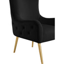  Manufacturer Color_Black -- Meridian Alexander Stationary Fabric Accent Chair IMAGE 6
