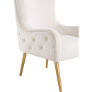  Manufacturer Color_Cream -- Alexander Cream Velvet Upholstered Accent Chair IMAGE 6