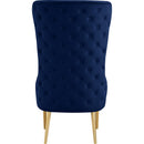  Manufacturer Color_Navy -- Alexander Navy Velvet Upholstered Accent Chair IMAGE 3