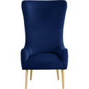  Manufacturer Color_Navy -- Alexander Navy Velvet Upholstered Accent Chair IMAGE 5
