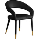  Color_Black/ Gold -- Meridian Destiny Dining Chair IMAGE 1