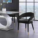  Color_Black/ Gold -- Meridian Destiny Dining Chair IMAGE 2