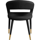  Color_Black/ Gold -- Meridian Destiny Dining Chair IMAGE 3