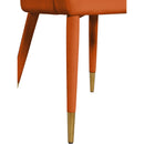  Color_Cognac -- Destiny Cognac Velvet Upholstered Dining Chair IMAGE 6