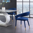  Color_Navy -- Destiny Navy Velvet Upholstered Dining Chair IMAGE 7