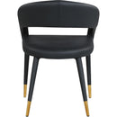  Color_Black/ Gold -- Meridian Destiny Dining Chair IMAGE 3