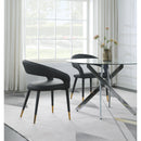  Color_Black/ Gold -- Meridian Destiny Dining Chair IMAGE 7