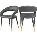 Meridian Destiny Dining Chair 538Grey-C IMAGE 1