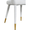  Meridian Destiny Cream Boucle Fabric Upholstered Dining Chair IMAGE 6