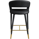 Color_Black/ Gold -- Meridian Destiny Counter Height Stool IMAGE 3