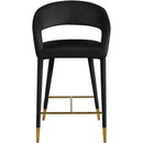  Color_Black/ Gold -- Meridian Destiny Counter Height Stool IMAGE 4