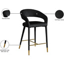  Color_Black/ Gold -- Meridian Destiny Counter Height Stool IMAGE 8