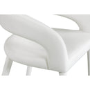  Color_Cream/ Gold -- Destiny Cream Velvet Upholstered Counter Stool IMAGE 6