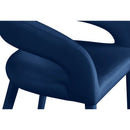  Color_Navy -- Destiny Navy Velvet Upholstered Counter Stool IMAGE 6