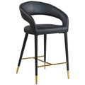  Color_Black/ Gold -- Meridian Destiny Counter Height Stool IMAGE 1