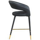  Color_Black/ Gold -- Meridian Destiny Counter Height Stool IMAGE 5
