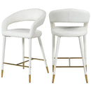Meridian Destiny Counter Height Stool 541White-C IMAGE 1