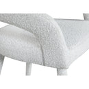  Meridian Destiny Cream Boucle Fabric Upholstered Counter Stool IMAGE 6
