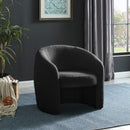  Manufacturer Color_Black -- Meridian Acadia Stationary Fabric Accent Chair IMAGE 2