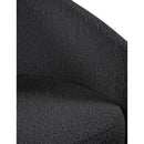  Manufacturer Color_Black -- Meridian Acadia Stationary Fabric Accent Chair IMAGE 6