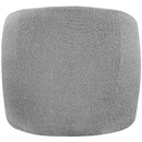  Manufacturer Color_Grey -- Acadia Grey Boucle Fabric Upholstered Accent Chair IMAGE 3