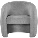  Manufacturer Color_Grey -- Acadia Grey Boucle Fabric Upholstered Accent Chair IMAGE 4
