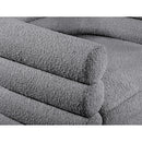  Manufacturer Color_Grey -- Tessa Grey Boucle Fabric Upholstered Swivel Accent Chair IMAGE 6