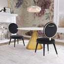  Color_Black/ Brass -- Meridian Brandy Dining Chair IMAGE 2