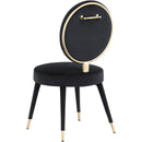  Color_Black/ Brass -- Meridian Brandy Dining Chair IMAGE 3