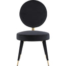 Color_Black/ Brass -- Meridian Brandy Dining Chair IMAGE 4